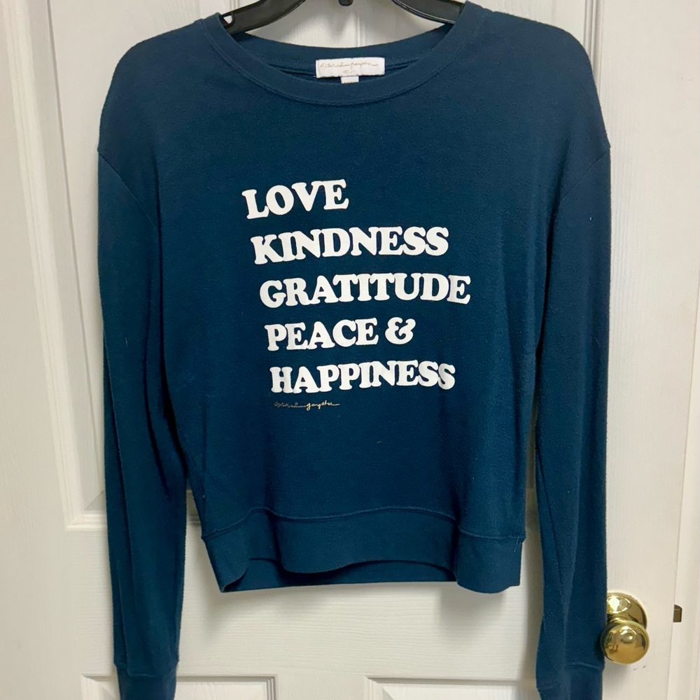 Spiritual Gangster Sweatshirt, blue, Size Medium